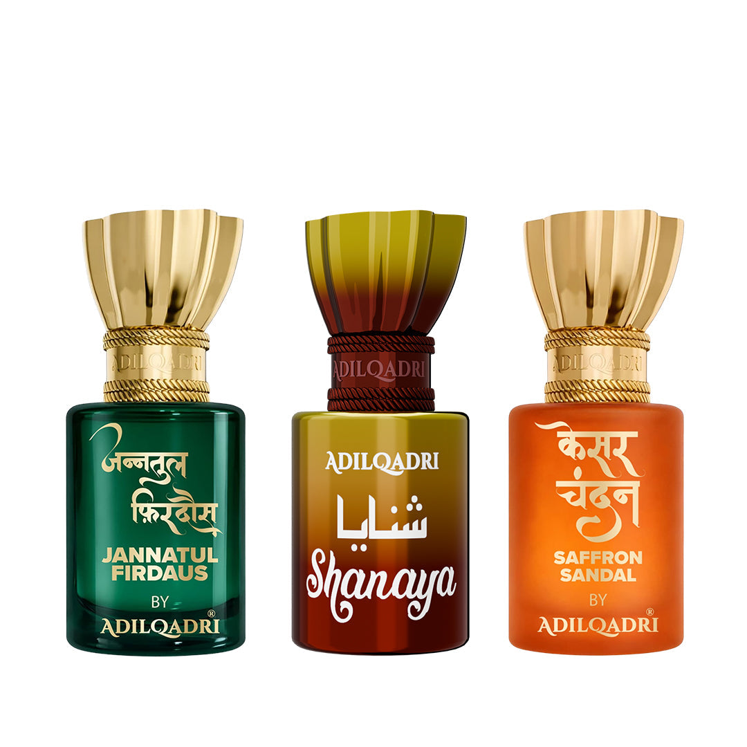 Jannatul Firdaus, Shanaya And Kesar Chandan Pack of 3 5.5 ML Each