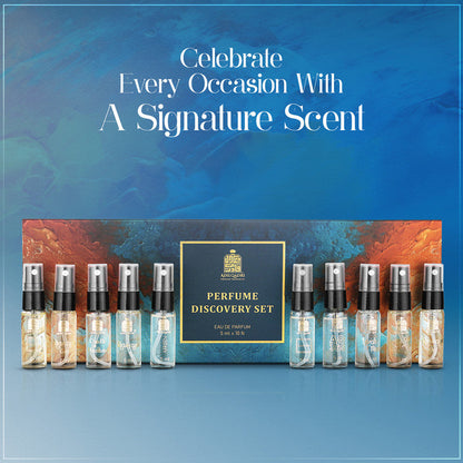 Perfume Sample Discovery Set – 10 Mini Perfume Sprays (6ml Each)