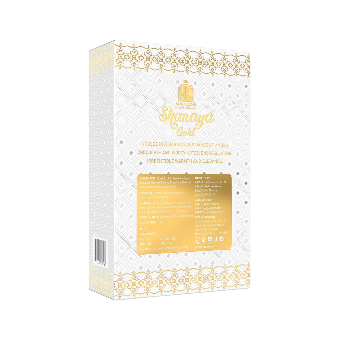 Shanaya Gold Gourmand Perfume Spray 20ml
