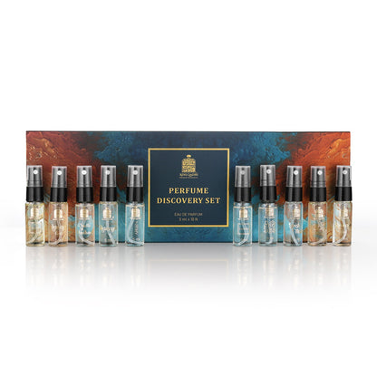 Perfume Sample Discovery Set – 10 Mini Perfume Sprays (6ml Each)